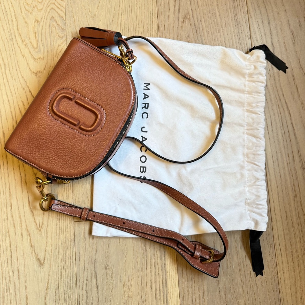 Marc Jacobs Tan Leather Small Crossbody Bag